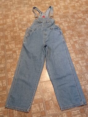 Classic Light Blue Denim Overalls Women's Size Small